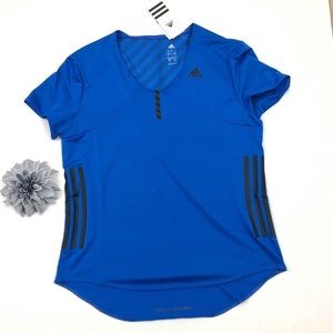 NWT Adidas Adizero Royal Blue Top